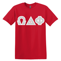 Omega Delta Phi Letter Shirt