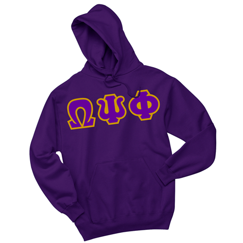 Omega Psi Phi Letter Hoodie