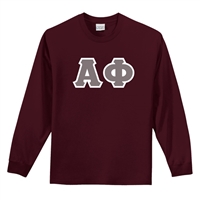 Alpha Phi Greek Letter Long Sleeve Shirt