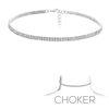 SILVER CHOKER NECKLACE