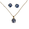 SINGLE DIAMOND NECKLACE SET