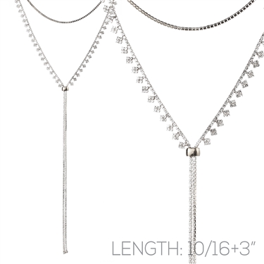 SILVER NECKLACE SET