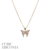 GOLD BUTTERFLY NECKLACE