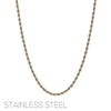 GOLDS STAINLESS STEEL NECKLACE