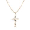 GOLD CROSS NECKLACE