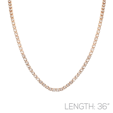 GOLD TENNIS NECKLACE