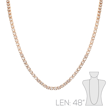 GOLD TENNIS NECKLACE