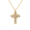 GOLD CHAIN CROSS NECKLACE