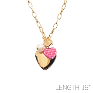 GOLD HEART NECKLACE