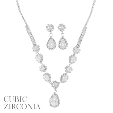 SILVER NECKLACE SET