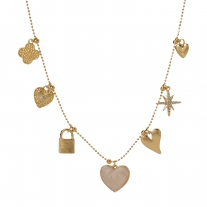 GOLD HEART NECKLACE