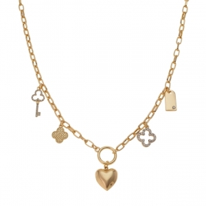 GOLD CHARM NECKLACE