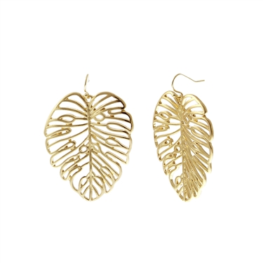 GOLD LEAF EARRING