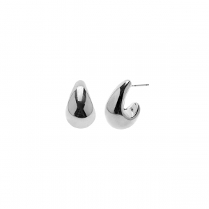 GOLD PUFFY DOME EARRING