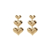 GOLD HEART EARRING