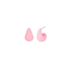 LIGHT PINK TEAR DROP EARRING