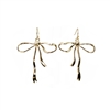GOLD BOW EARRING