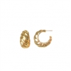 GOLD SEASHELL EARRING