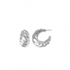 SILVER SEASHELL EARRING