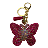 PINK BUTTERFLY KEYCHAIN