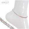 ROSEGOLD 2 LINE ANKLET