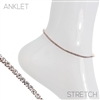 ROSEGOLD STRETCH ANKLET