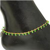 LIME GRASS GREEN ANKLET