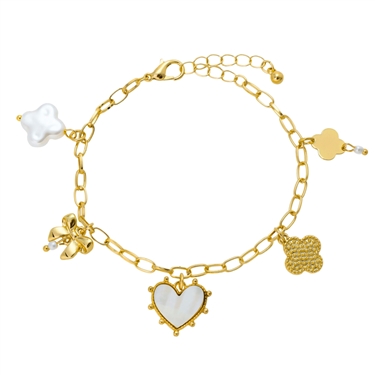 GOLD CHARM BRACELET