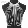 SILVER BODY CHAIN