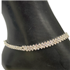 SILVER SQUARE ANKLET