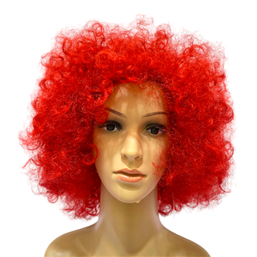 RED AFRO HAIR WIG