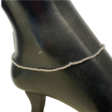 SILVER BEAT ANKLET