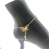 GOLD BUTTERFLY ANKLET