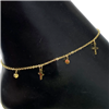 GOLD CROSS ANKLETS