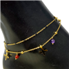 GOLD STAINLESS STEEL ANKLET