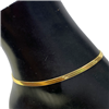 GOLD STAINLESS STEEL ANKLET