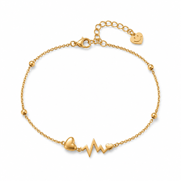 Heartbeat Heart Bracelet