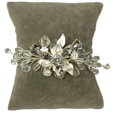 SILVER FLOWER BRACELET