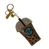 BROWN TEA BOBA KEYCHAIN