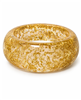 Amber Gold Resin Bangle