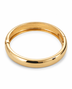 Minimalist Polished Alloy Bangle