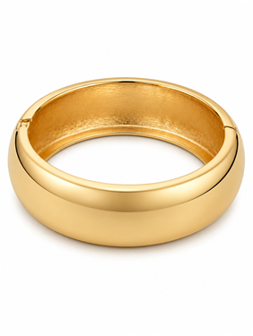 Polished Alloy Bangle
