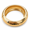 Vintage Hammered Gold Alloy Bangle