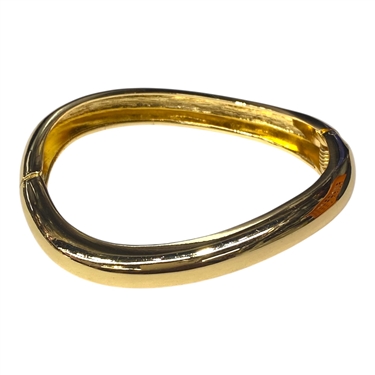 GOLD SOLID BANGLE BRACELET