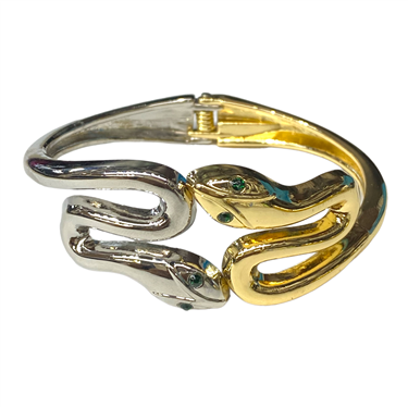 SILVER/GOLD SNAKE BRACELET