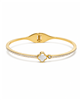 Four-Leaf Clover Crystal Bangle