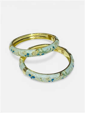 GOLD FLOWER BANGLE