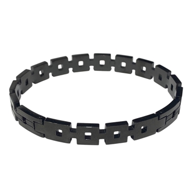 MEN BLACK WATCH BRACELET