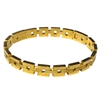 MEN GOLD STAINLESS STEEL BRACELET