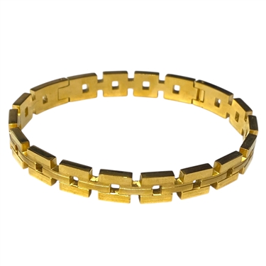 MEN GOLD STAINLESS STEEL BRACELET